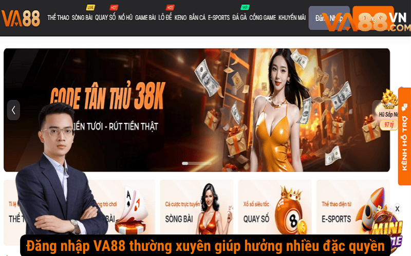 Đăng nhập VA88 thường xuyên giúp hưởng nhiều đặc quyền