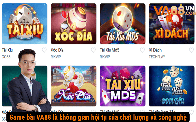 Game bài VA88 là không gian hội tụ của chất lượng và công nghệ