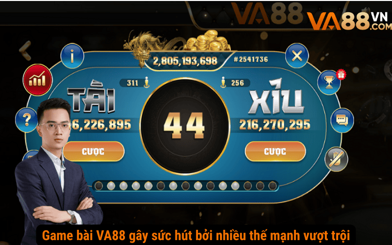 Game bài VA88 gây sức hút bởi nhiều thế mạnh vượt trội