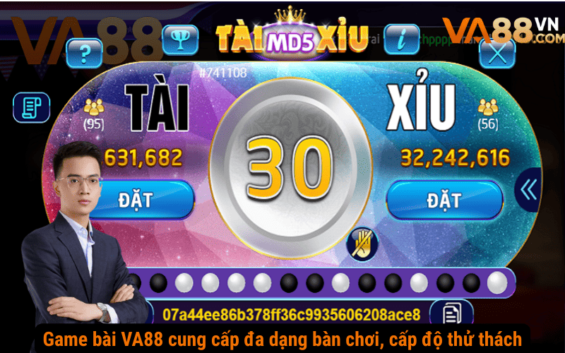 Game bài VA88 cung cấp đa dạng bàn chơi, cấp độ thử thách